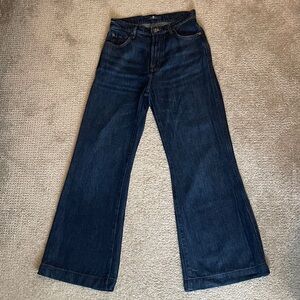 7 for All Mankind Modern Dojo Tailorless Wide Leg Jeans